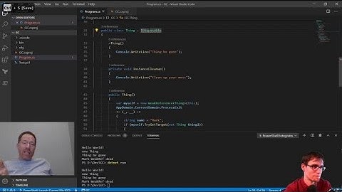 C# garbage collection experimentation