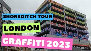 London Graffiti 2023 Shoreditch tour by Topwallsgraffiti 1,864 views 1 year ago 10 minutes, 29 seconds