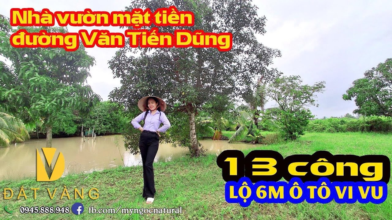 Nhà vườn mặt tiền đường Văn Tiến Dũng, lộ 6m ô tô vi vu. Có ao cá cây ăn trái. 