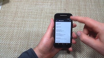 Motorola Moto E 4G (2nd Generation) How to Enable or Turn on Developer Options USB Debugging