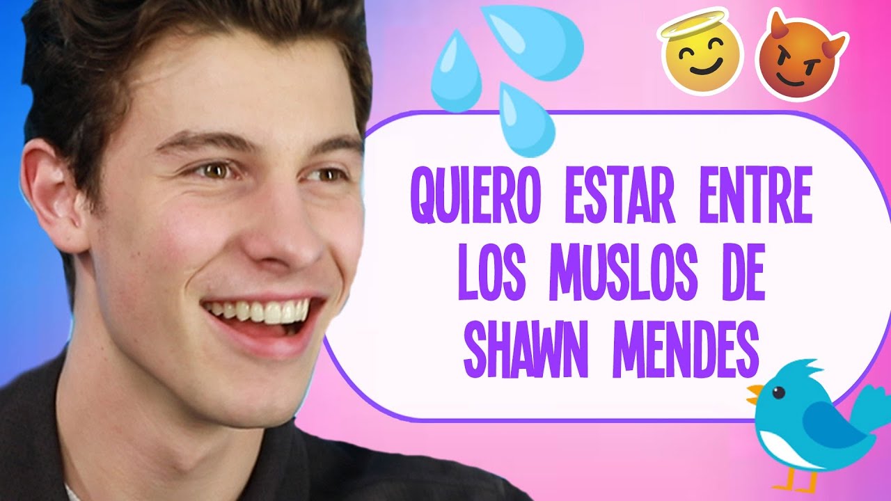 Shawn Mendes reacciona a tuits calientes de sus fans