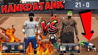 HANKDATANK25 21-0 EXPOSED !!! MUST WATCH !! LOSER DELETES YT CHANNEL 😱 SHOOT vs HANK NBA 2K17 STAGE