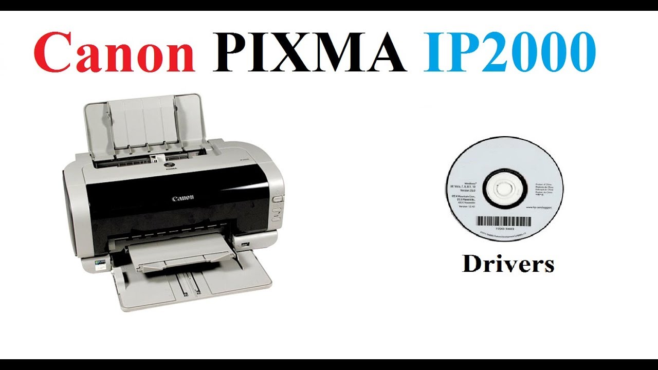 Canon Pixma Ip2000 Driver Youtube