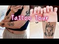 Tattoo Tour | all of my current tattoos - artists, meanings & pain level