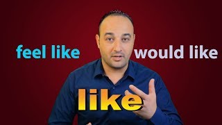 شرح استخدام الفعل like في الانجليزي