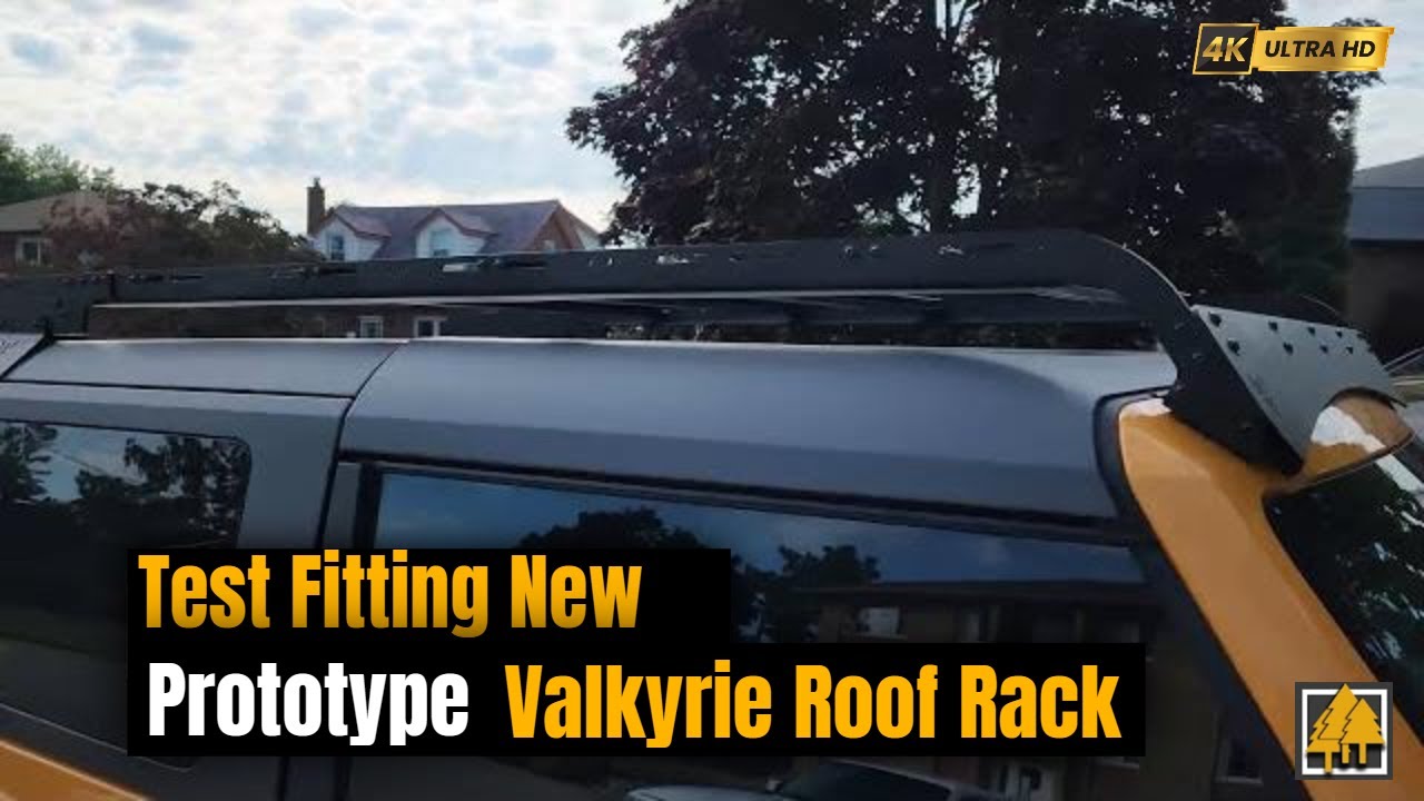 Test fitting the new and improved prototype rack parts from Valkyrie offroad!