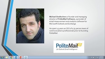 Internal Email Metrics That Will Dramatically Improve Success Webinar Featuring PoliteMail