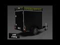 Trailer plans  21m enclosed trailer plan  wwwtrailerplanscomau