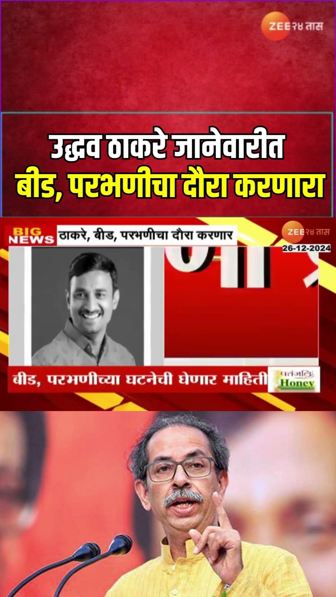 MP Sanjay Raut On Uddhav Thackeray | उद्धव ठाकरे जानेवारीत बीड आणि परभणीचा दौरा करणारा