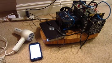 Modified Bitmain Antminer S5 Noise Level Vs. Hair Dryer - Volume Comparison - Decibel Meter