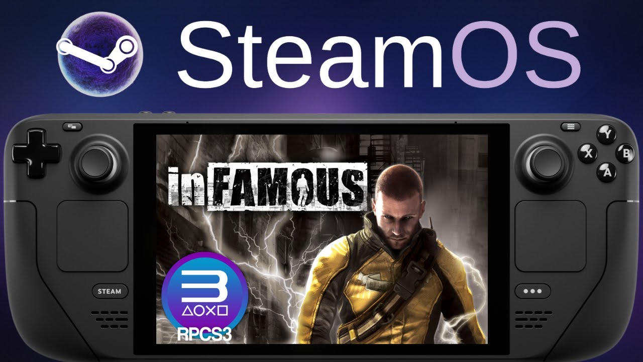 Infamous (RPCS3) PS3 Emulation | Steam Deck - SteamOS 3.6 - YouTube