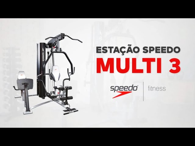 Estação de Musculação Speedo Multi 3 C/ Leg Press