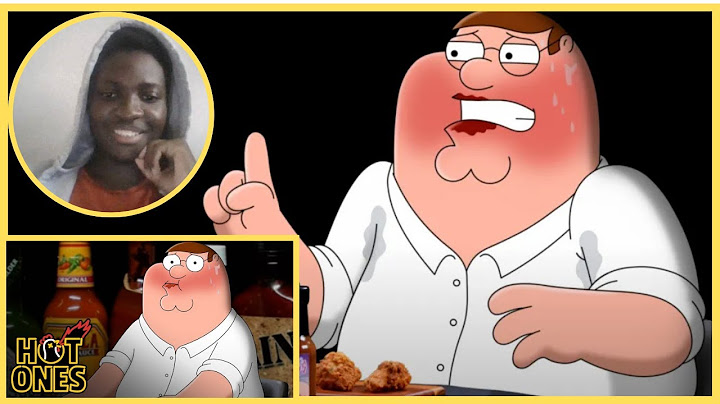Reacting to Peter Griffin Bares It All While Eating Spicy Wings