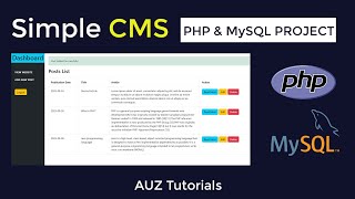 ? How to Build a Basic CMS with PHP and MySQL for  a Blog Website