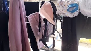Review jemuran tamu tante riska dari kota, sangat memanjakan mata.