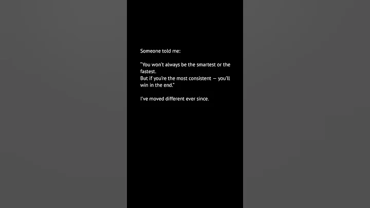 Consistency Beats Talent Every Time #successmindset #millionairemindset