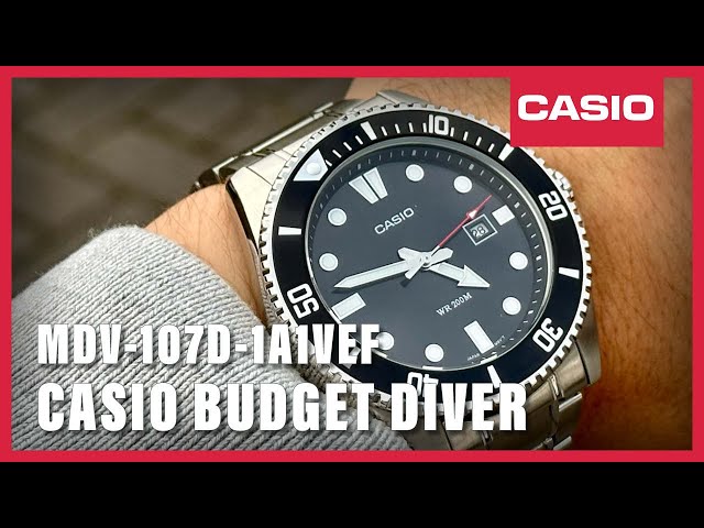 Casio Diver Series Black Watch MDV107-1A1