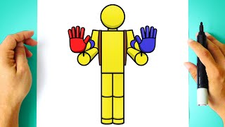 How To Draw The Player From Poppy Playtime Step By Step