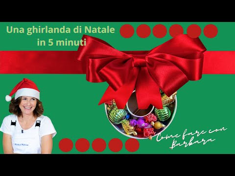 Una bella ghirlanda di Natale in 5 minuti