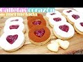 GALLETAS CORAZÓN de MERMELADA🍪❤️🍪 (pastas de MANTEQUILLA muy fáciles) Regalo de San Valentín🍪❤️🍪