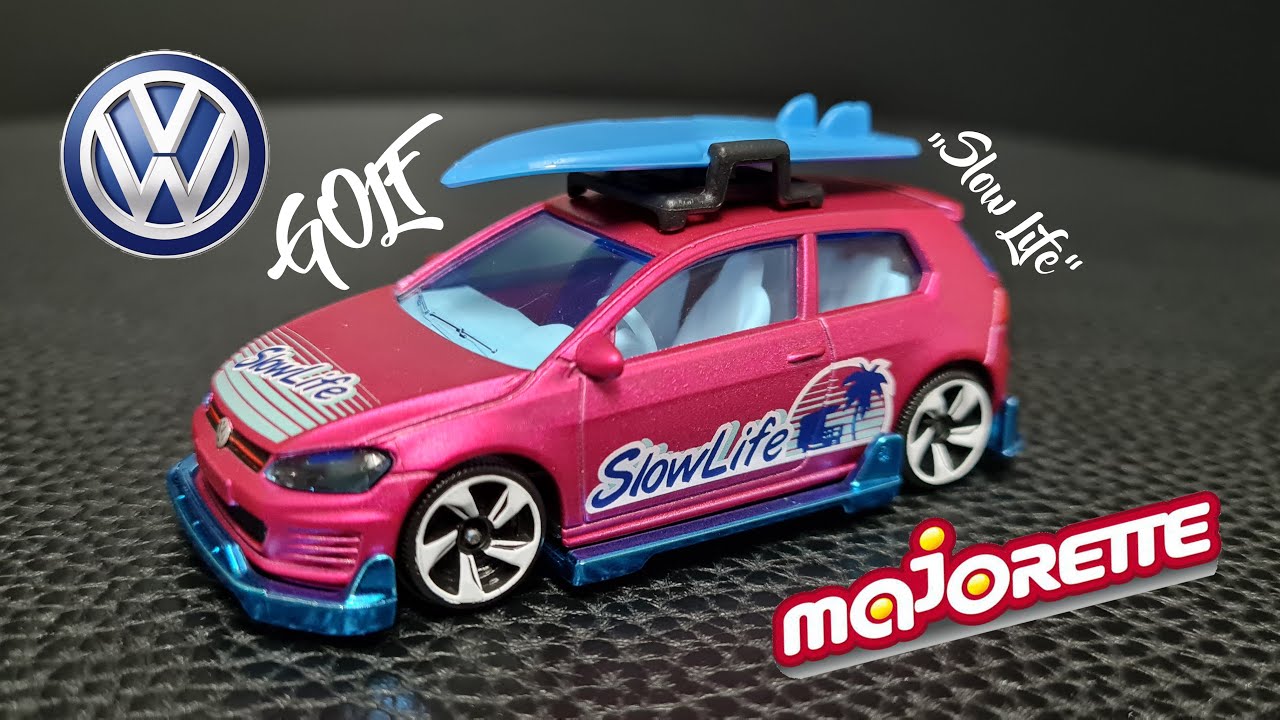 Majorette Tune Ups 3 VW Volkswagen Golf Splash blue Collectors Box Urban  Cool