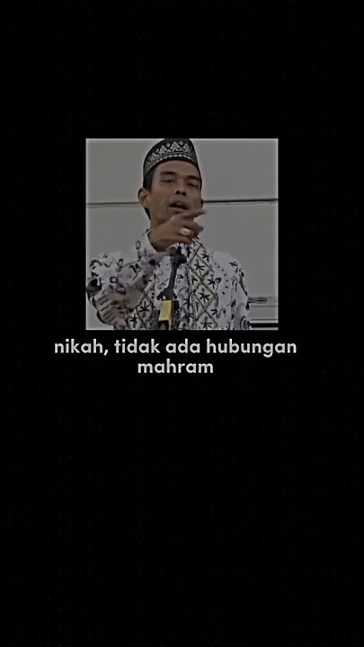 Bagaimana pacaran saat bulan Ramadhan? || Story wa ustadz abdul somad 30 detik