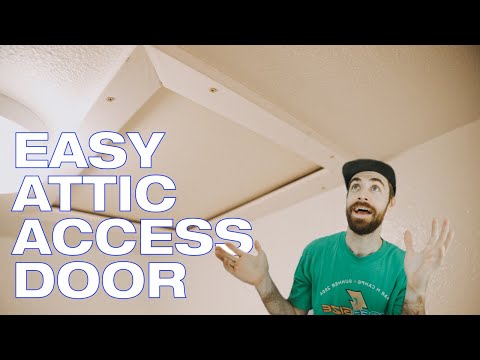 How to Install an Attic Access Door - Easy DIY