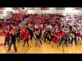 BHS Teachers flash mob at Winter pep rally