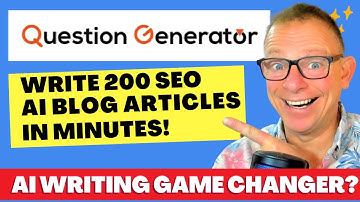 Question Generator Review: AI WRITE & SCHEDULE 200 Blog Articles in Minutes!