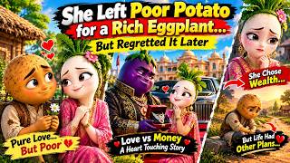 👉 She Left Poor Potato for a Rich Eggplant… But Regretted It Later | True Love vs Money