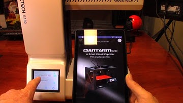 Trying To Connect The Geeetech E180 To The Wi Fi Network Using The Easy Print 3D App