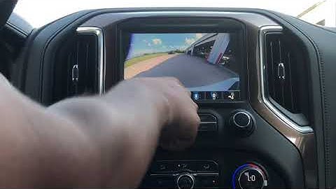 How to use the camera settings in the new 2019 Chevrolet Silverado