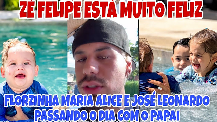 ❤️ZÉ FELIPE IS WAITING FOR LITTLE FLOWER MARIA ALICE AND JOSÉ LEONARDO TO PLAY WITH DADDY❤️