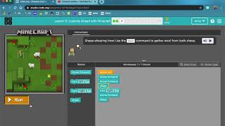 MS Lesson11: Looking Ahead with Minecraft