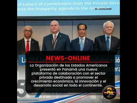 🟠#NewsOnline - #Internacional🌐▶️ OEA impulsa alianza regional para fortalecer prosperidad en América