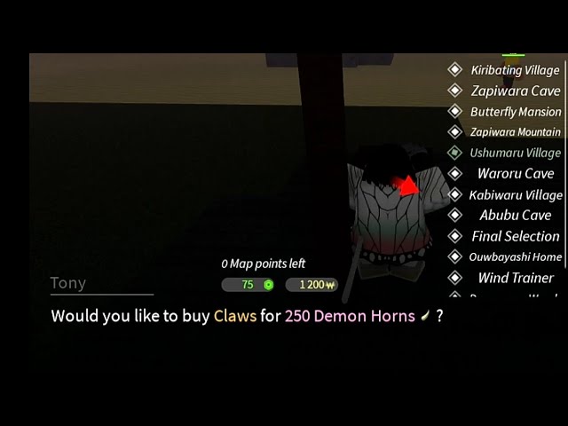 Project Slayers Where to Sell Demon Horns - naguide