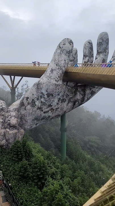 Golden Bridge Da Nang Bana Hills in #vietnam #india #vietnamtravel #banahills