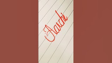 Aarchi in cursive, comments your name #trending #reel #calligraphy #viral #video #shorts