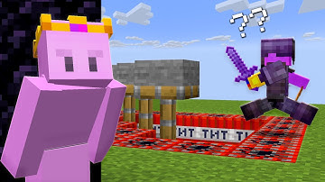 Using Traps to Kill a Stacked Hunter in Minecraft