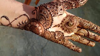 Traditional And Rajasthani Mehndi Design For Hatheli Henna Tannu