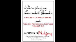 Are you missing out on Joker Exchanges Playing a Concealed Hand? Daily Talk of the Tiles 9/28/25