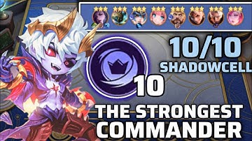 10/10 SHADOWCELL USING THE NEW COMMANDER DYROTH | MAGIC CHESS GO GO META