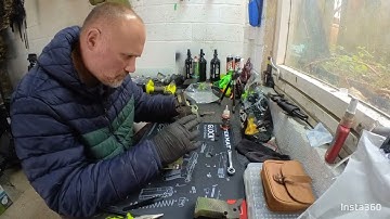 Tippmann TMC custom build, custom paint, Techt super bolt and MWR printing goodies installed part1