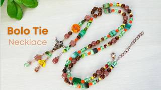 Bolo Tie Necklace - Mojave Desert Sam's Bead Box Tutorial w/ Danielle Wickes - Stringing & Wirework