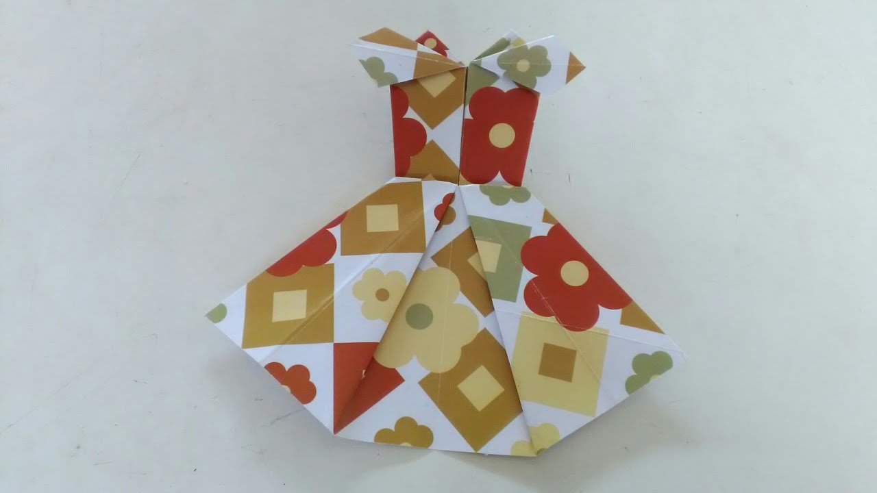  Cara  Membuat  Origami  Baju  Pesta By Ria Nofaliana YouTube