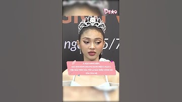 Á hậu Minh Kiên: Sau khi đăng quang, việc đầu tiên của tôi là báo hiếu công ơn của cha mẹ #Shorts