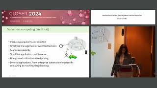 “Serverless Across the Edge-Cloud Continuum: Issues...” Prof. Valeria Cardellini (CLOSER 2024)