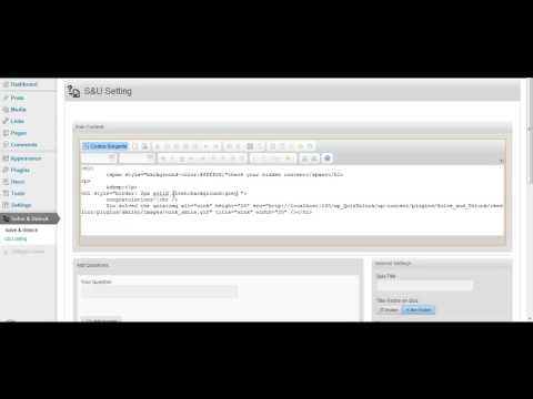 Solve quiz and unlock content Wordpress Plugin