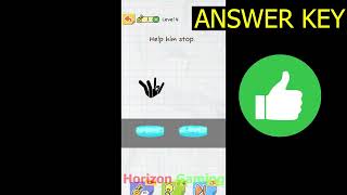 Draw 2 Save: Stickman Puzzle LEVEL 4 - Help him stop - Gameplay Walkthrough Android IOS