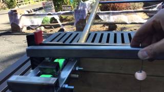 First Bogie Test - Steel Backyard Roller Coaster